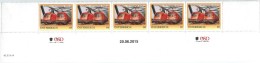 ÖSTERREICH / 8113958 / ÖVEBRIA - 50. TULBRIA 2015 / 5 Er Streifen Mit Nummer / Postfrisch / ** / MNH - Personnalized Stamps