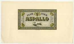 Cigar Box Label - ASPALLO, Flor Fina  (633) - Etiquetas