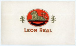 Cigar Box Label - LEON REAL  (636) - Etichette