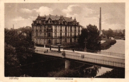 Hanau, Wilhelmsbrücke Mit Strassenbahn, Feldpost 1914 - Hanau