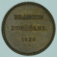 France ~ 1900 " BRANCHE D' ORLEANS  1830 " ROY  DE  FRANCE " Médaille / Medallion - Frankrijk