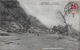 CPA Martinique Colonies Françaises Type Timbrée Saint Pierre Catastrophe - Autres & Non Classés