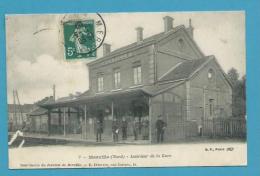 CPA 7 - Chemin De Fer Cheminots La Gare De MERVILLE 59 - Merville