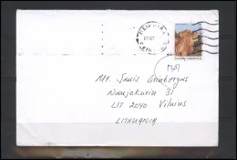 GREECE Postal History Brief Envelope GR 011 Old Castle - Briefe U. Dokumente