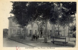 11 CAPENDU La Place,La Mairie Animée - Capendu