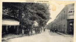 11 CAPENDU La Grande Avenue Très Animée - Capendu