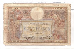 BILLET 100 FRANCS BON ETAT GENERAL 12/03/1936 - 100 F 1908-1939 ''Luc Olivier Merson''