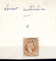 Levant Autrichien, François-Joseph, 5 Oblitération Centrale CONSTANTINOPLE   De 1871, Cote 200 € - Levante-Marken