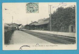 CPA - Chemin De Fer Train La Gare D'ASNIERES 92 - Asnieres Sur Seine