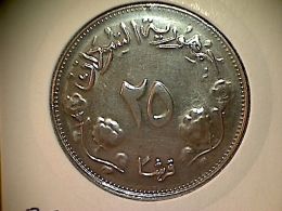 Sudan 25 Ghirsh / Piastres 1968 FAO TTB - Soudan