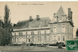 CPA 41  DROUE LE CHATEAU FACADE 1911 - Droue