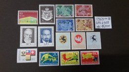 Liechtenstein Année Complète 1969 N° 454 à 468  Neuf **  TB - Années Complètes