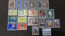 Liechtenstein Année Complète 1974 N° 543 à 562  Neuf **  TB - Annate Complete