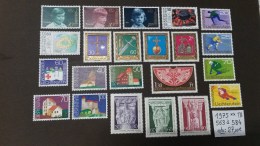 Liechtenstein Année Complète 1975 N° 563 à 584  Neuf **  TB - Full Years