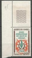 COMORES  N° 49 NEUF** LUXE SANS CHARNIERE / MNH - Unused Stamps