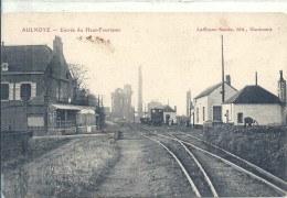 NORD - 59 - AULNOYE - Entrée Du Haut Fourneau Et Voie De Chemin De Fer - Aulnoye