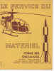 Buvard LE SERVICE DU MATERIEL Forme De Specialistes Helicoptere Char Munitions - Automotive