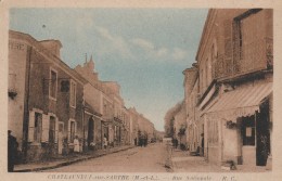 49 - CHATEAUNEUF SUR SARTHE - Rue Nationale - Chateauneuf Sur Sarthe