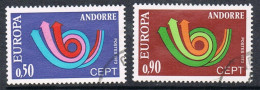 ANDORRE N°226 ET 227  EUROPA - Usati