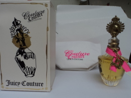 JUICY COUTURE " COUTURE COUTURE"  COFFRET SPECIAL VOYAGE : EDP 100 ML + TROUSSE LIRE ET VOIR !!SUPERBE !! - Miniatures Femmes (sans Boite)