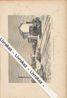 Sénégal, Soudan, Gravure De Riou, Station De Chemin De Fer De Dakar à Saint-Louis, 1889, Train, Locomotive à Vapeur - Other