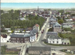 NORD - 59 -  2016 - TOP - BERLAIMONT - CPSM GF Couleur - Avenue De La Gare Vue D'avion - Berlaimont