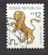 Czech Republic 2001 ⊙ Mi 283 Sc 3072 Zodiac - Leo. Tschechische Republik. C.1 - Used Stamps