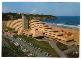 CPSM  64   ANGLET  VUE AERIENNE SUR LE VILLAGE VACANCES FAMILLES   COTE PARKING - Anglet