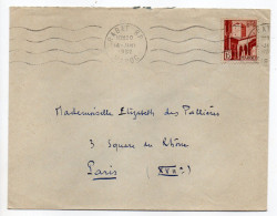 Maroc--1952--Lettre De RABAT Pour PARIS (France)--tp Seul Sur Lettre--cachet - Cartas & Documentos