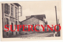 88 VOSGES N°4 GOLBEY LA POSTE ET RUE D'EPINAL - Golbey