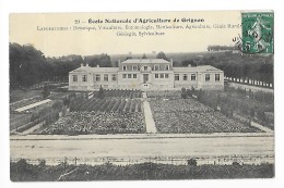 GRIGNON  (cpa 78)  Ecole Nationale D'Agriculture - Laboratoirs - - Grignon