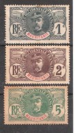 MAURITANIE 1906 , Type Faidherbe , Yvert N°1, 2  4 , Neufs * , B/TB - Neufs