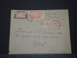 COTE D´IVOIRE - Env Recommadée Pour La France - Août 1924 - A Voir - P17846 - Storia Postale