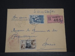 NIGER AOF - Env Recommadée Pour Paris - Nov 1955 - A Voir - P17849 - Cartas & Documentos