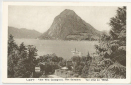 Suisse - Tessin - Lugano Hotel Villa Castagnola San Salvatore Vue Prise De L'hotel - Lugano