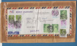 209480 / 1986 - 18.50 $ - Queen Elizabeth II , NOBLE ELECTRONICS , - - SOFIA , Hong Kong - Cartas & Documentos