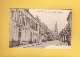 * CPA..dépt 59..HONDSCHOOTE :  La Rue De L' Ouest  : Voir Les 2 Scans - Hondshoote