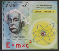 ZAIRE 1980 - Albert Einstein - BF Neufs // Mnh - Neufs