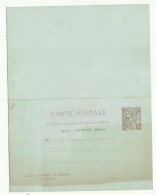 Entier De 1893, 10 C. Avec Réponse Payée, Neuf - Entiers Postaux