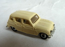 VOITURE - AUTOMOBILE - RENAULT 4L Beige - Micro NOREV 1/86 - Scala 1:87