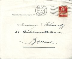 Brief  Vevey - Bern  (Rollenmarke)                 1929 - Rouleaux