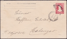 1910-EP-79 CUBA REPUBLICA. 1910. POSTAL STATIONERY. Ed.89. 2c. AMBULANTE FERROCARRIL RAILROAD CARDENAS Y YAGUARAMAS. - Lettres & Documents