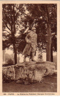 PARIS: La Statue Du Président Georges Clémenceau - Statues