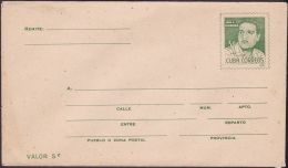 1971-EP-7 CUBA. 1971. POSTAL STATIONERY. Ed.168. 3c. SOBRE J. A. ECHEVARRIA UNUSED. - Lettres & Documents