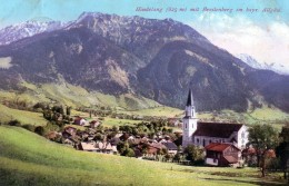 Cpa (baviere)  Hindelang (825m)mit Breitenberg Im Bayr Allgau - Hindelang