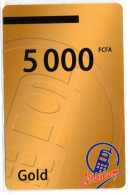 BENIN Prepayée LIBERCOM 5000 FCFA GOLD - Benin