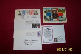 LOT DE LETTRES SUR LE THEME DU GENERAL DE GAULLE - Colecciones Completas