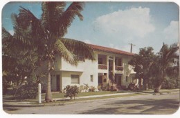 Kokanour Apartments, Fort Lauderdale, Florida, 1950, Used Postcard [17283] - Fort Lauderdale