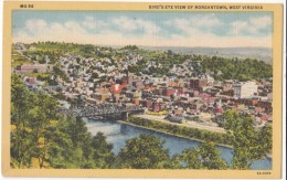 Bird's Eye View Of Morgantown, West Virginia, Unused Postcard [17314] - Morgantown