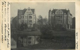 CARTE PHOTO - MULHEIM - BELLES MAISONS - CARTE VOYAGEE EN 1913. - Muelheim A. D. Ruhr